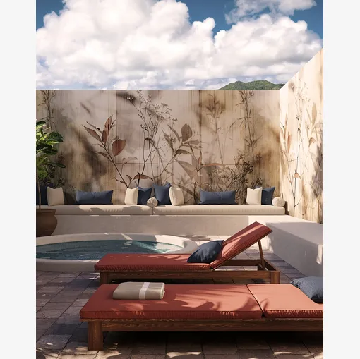 Countryside wallpaper by Inkiostro Bianco.