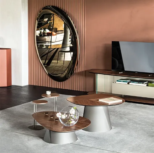 Adrian Wood coffee table by Cattelan Italia.