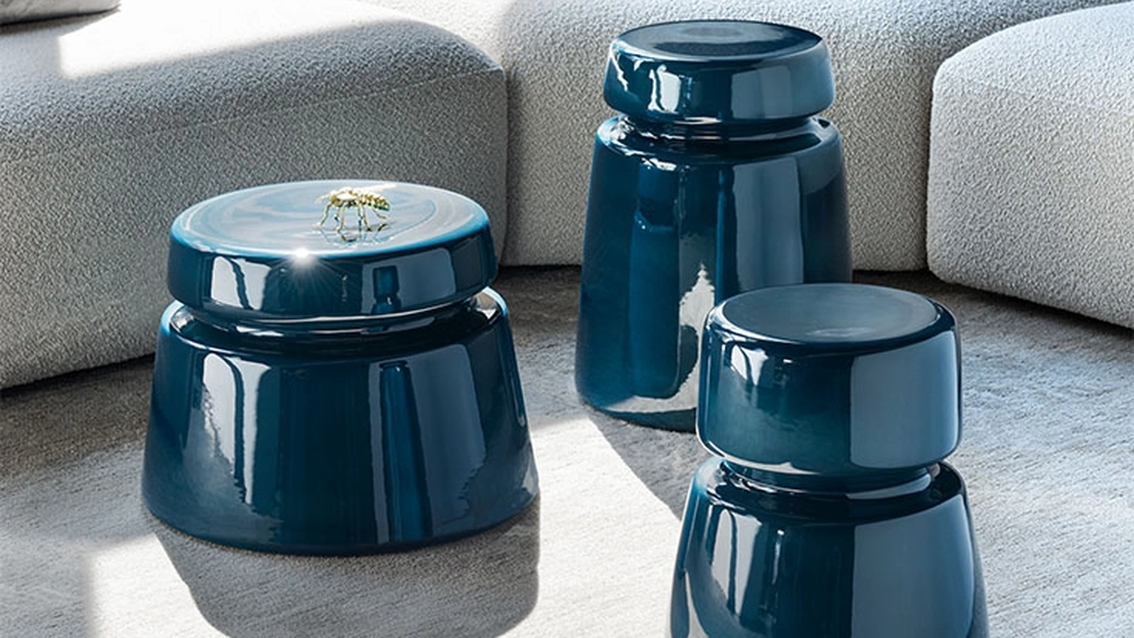 Bishop ceramic side table by Cattelan Italia