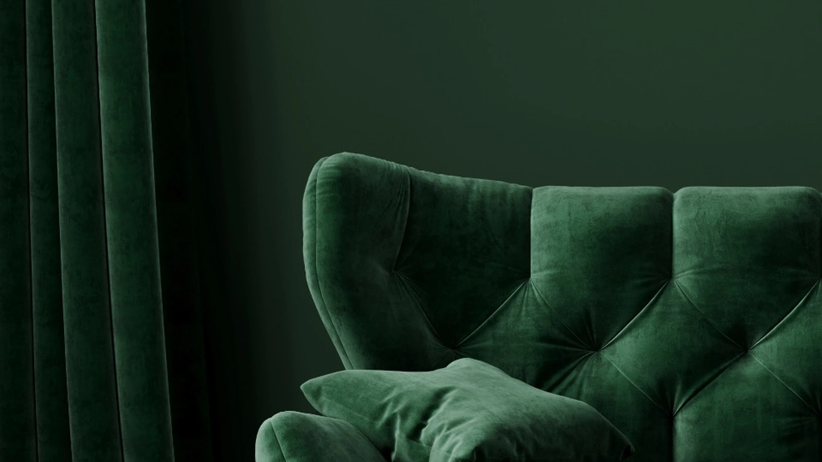 Duetto Velvet Curtain by Acro Texture