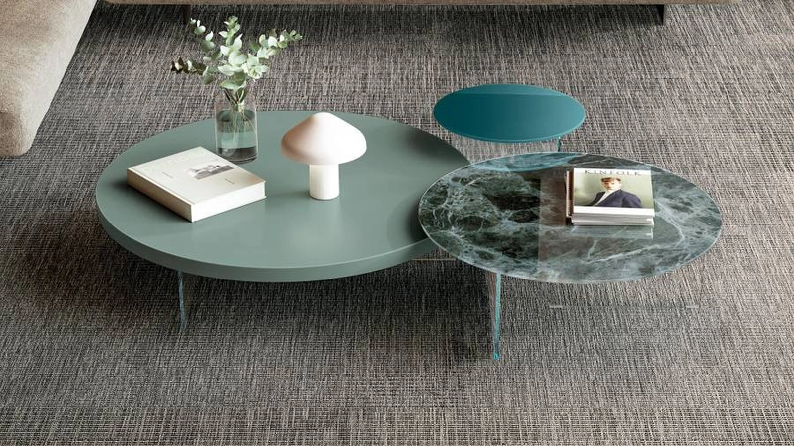 Air Rotondo Side Table 1964-1975G-1975X by Lago