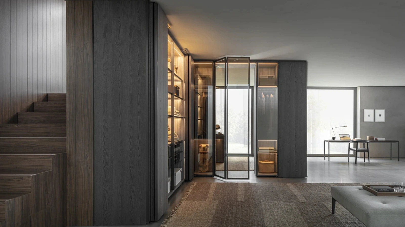 Gliss Master corner wardrobe - Molteni & C 7 corner system