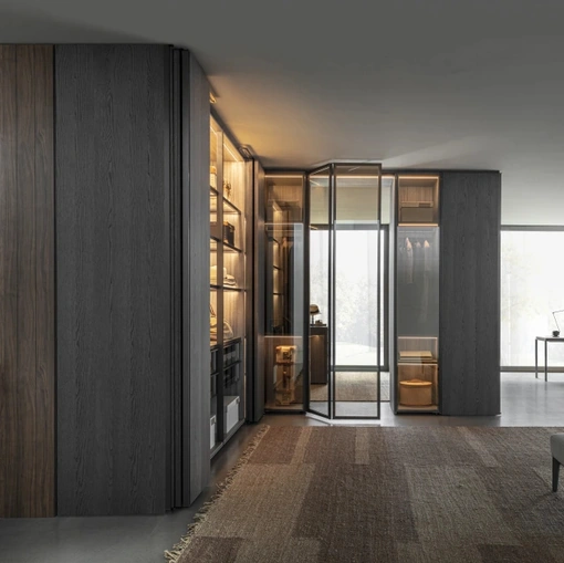Gliss Master corner wardrobe - Molteni & C 7 corner system