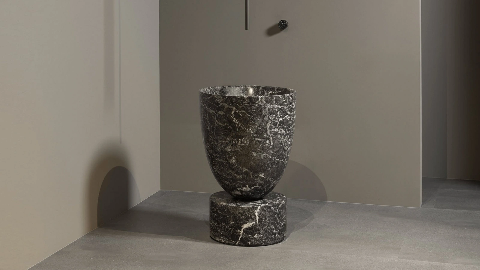 Arcadia marble basin by Antoniolupi