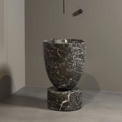Arcadia marble basin by Antoniolupi