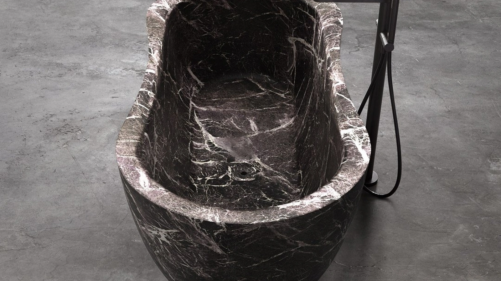 Fida Marble Bathtub by Antoniolupi