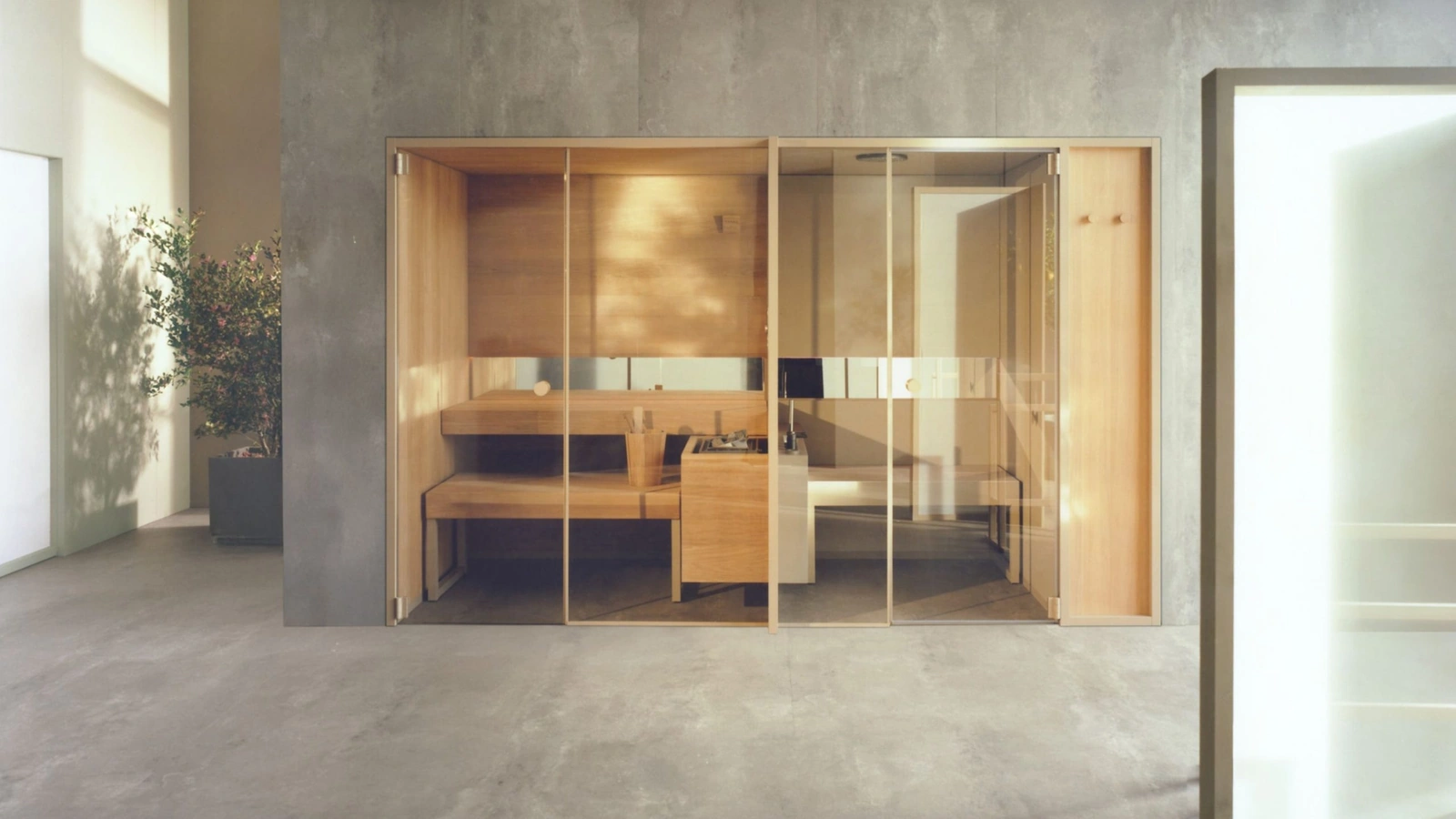 Sauna + Hammam Logica Plus Mid by Effe