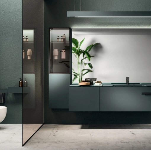 Lympha 03 Wall-Mounted Bathroom Cabinet by Arrital