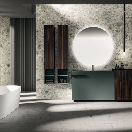 Lympha 07 Wall-Mounted Bathroom Cabinet by Arrital