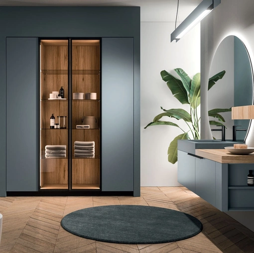 Wall-mounted Bathroom Cabinet Modo Project 11 by Arrital