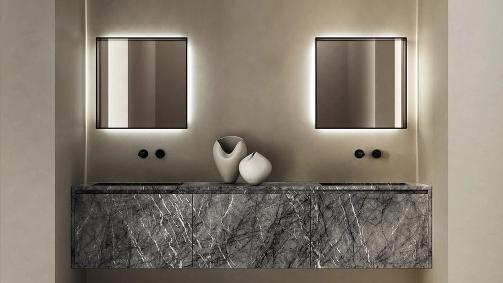 Piana_Stone Marble Bathroom Cabinet by Antoniolupi