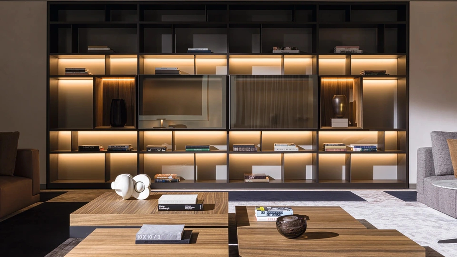 505 UP SYSTEM 07 Bookcase by Molteni & C