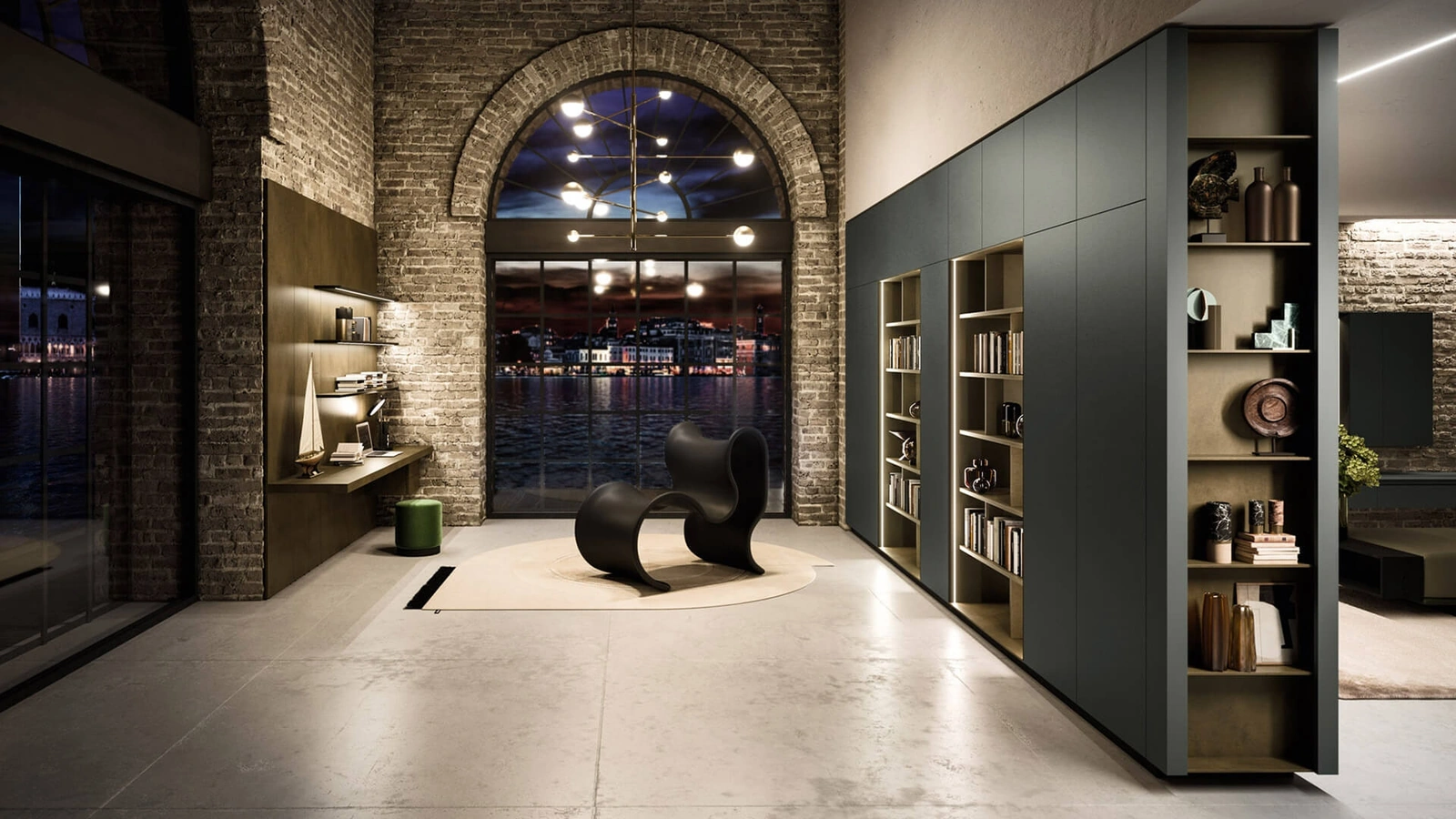 Vertical Bookshelf by Arrital