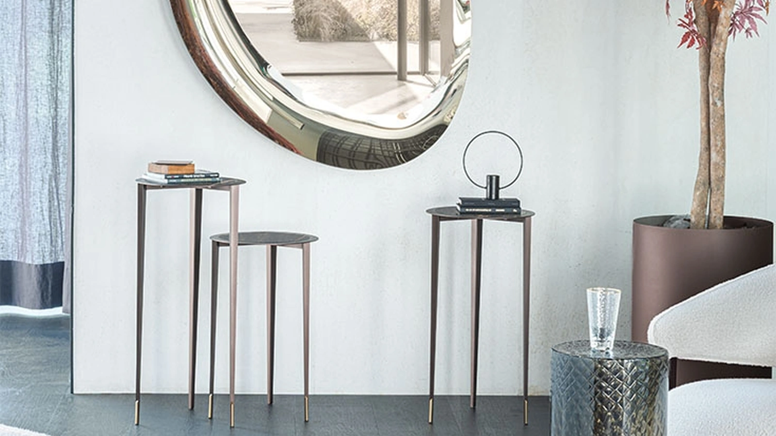 Brio Keramic multi-level modern console by Cattelan Italia