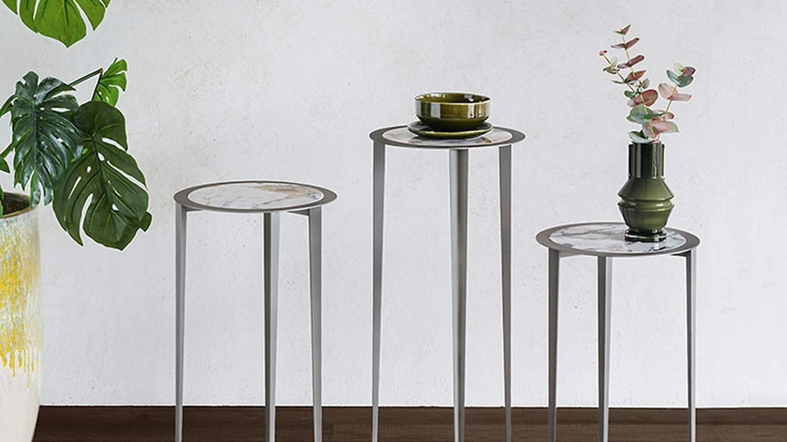Brio Keramic modern multi-level console by Cattelan Italia