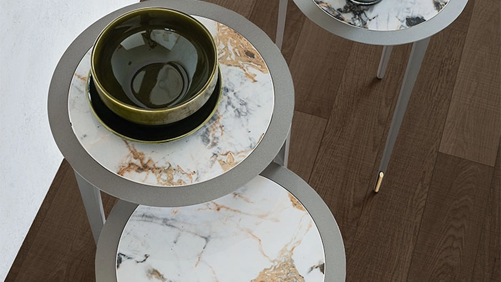 Brio Keramic modern multi-level console by Cattelan Italia