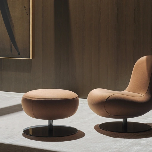 Bosco designer armchair by Molteni & C