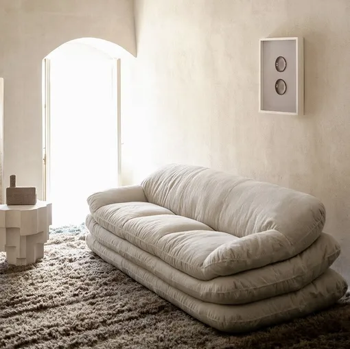 Linear sofa Solar Sofa by Tacchini