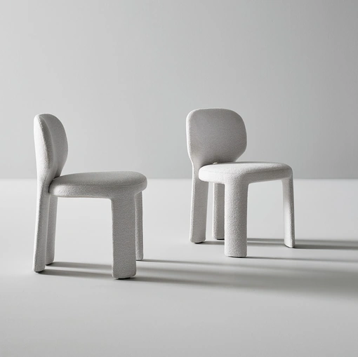 Upholstered Teia chair by Bonaldo