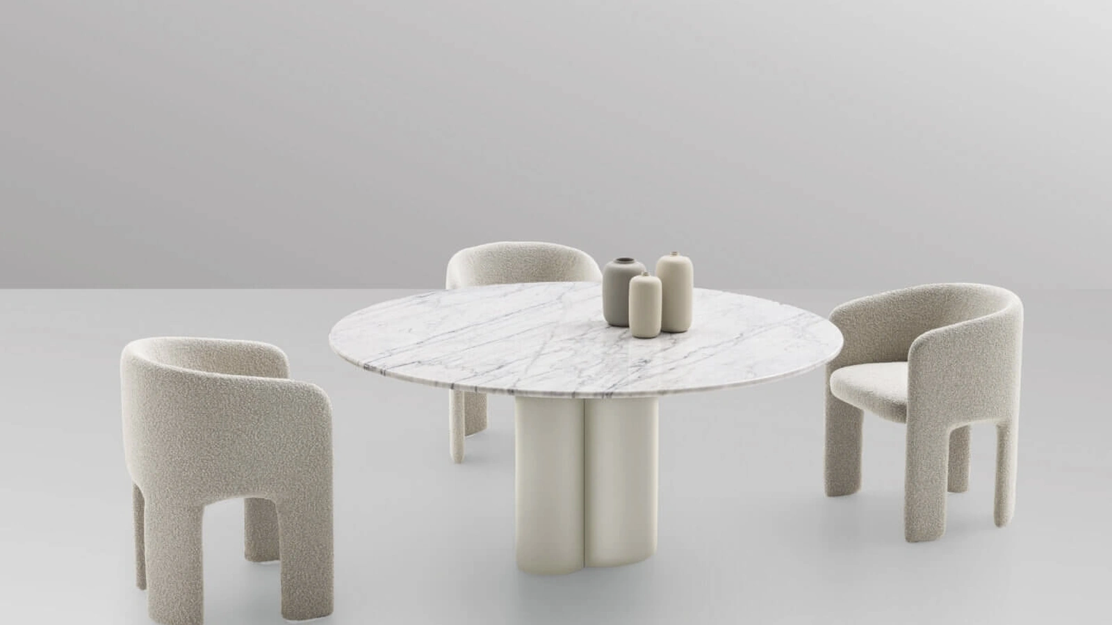 Arcade marble table by Ditre Italia