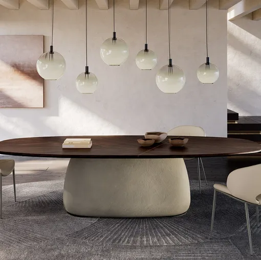 Botero Wood table by Cattelan Italia.