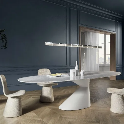 Table Chapeau 2887M in Lago marble