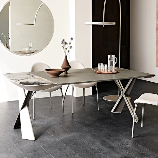 Terminal Keramik Drive extendable console table by Cattelan Italia
