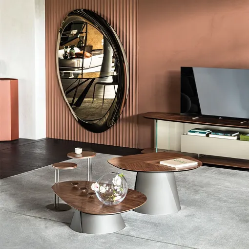 Adrian Wood coffee table by Cattelan Italia.