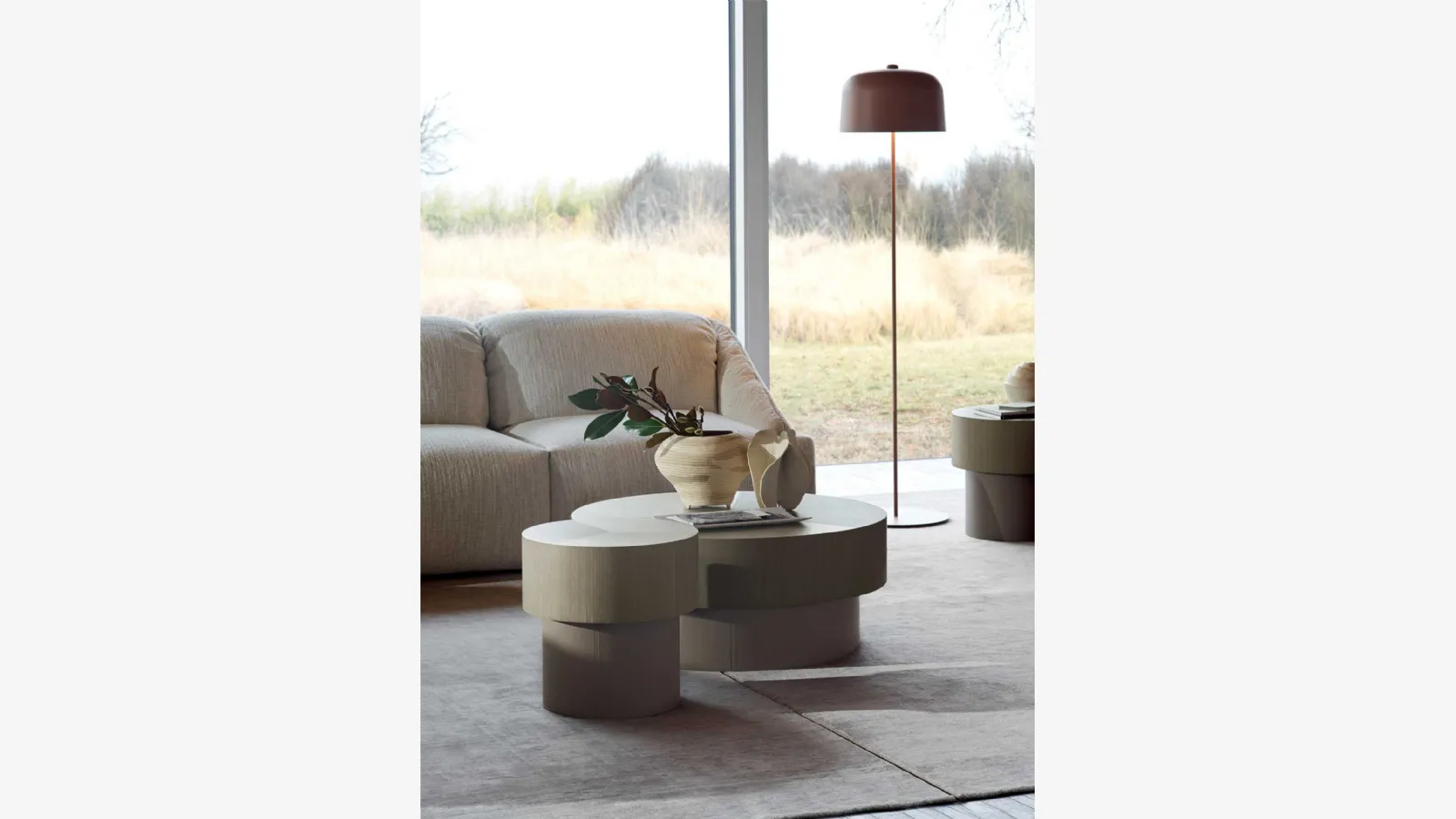 Wooden coffee table Babel by Ditre Italia.