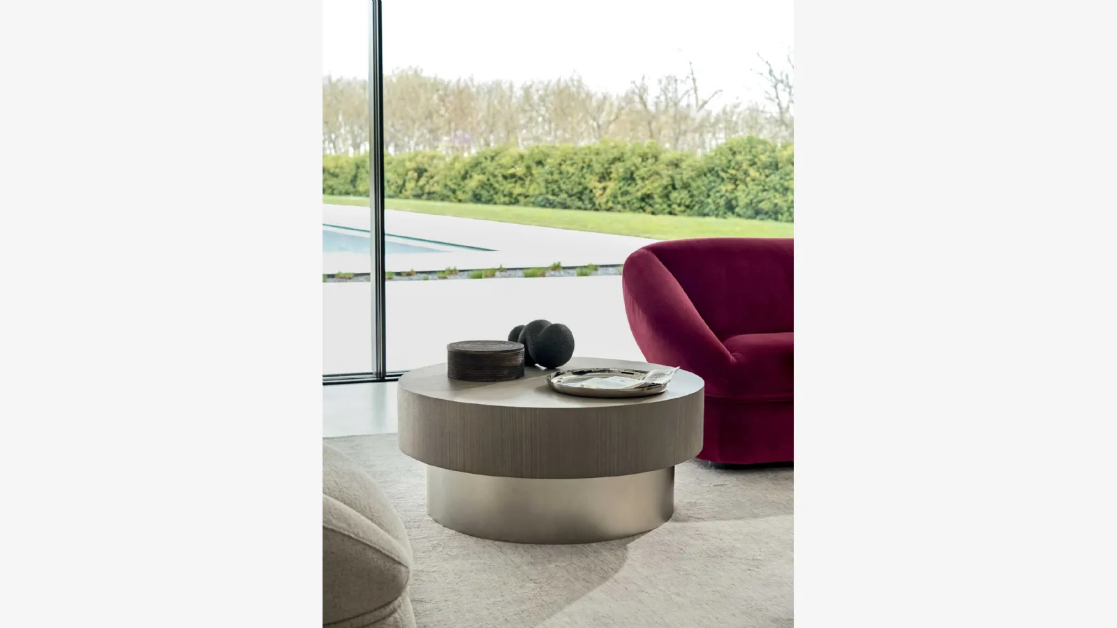 Wooden coffee table Babel by Ditre Italia.