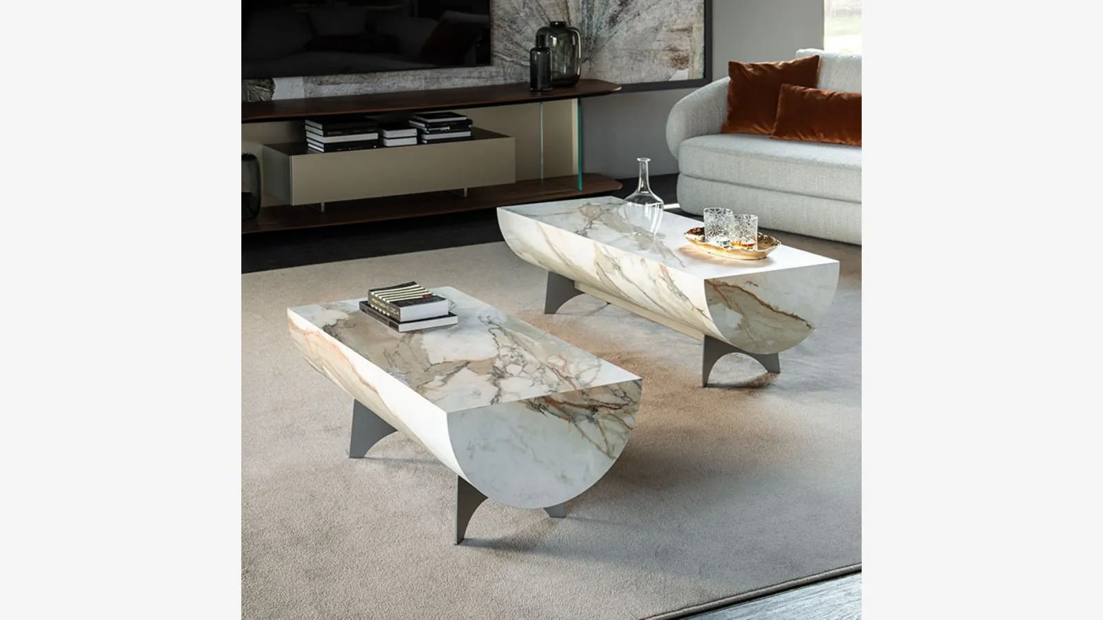 Coffee table Caesar by Cattelan Italia.