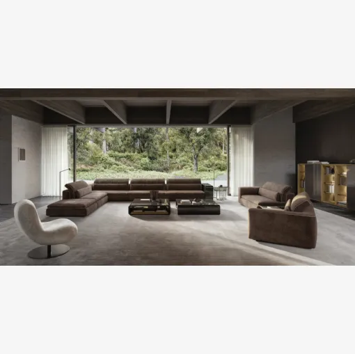 Glossy lacquered side table Eter by Molteni & C