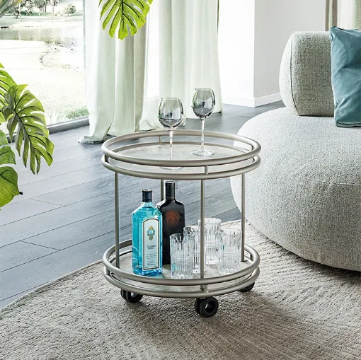 Felix rolling side table by Cattelan Italia