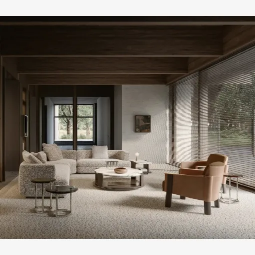 Jeanne marble coffee table by Molteni & C