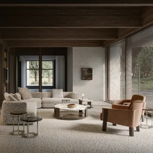 Jeanne marble coffee table by Molteni & C