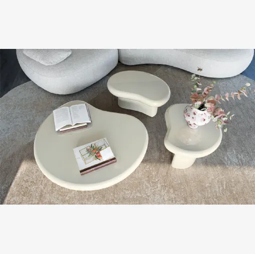Matera ceramic side tables by Cattelan Italia
