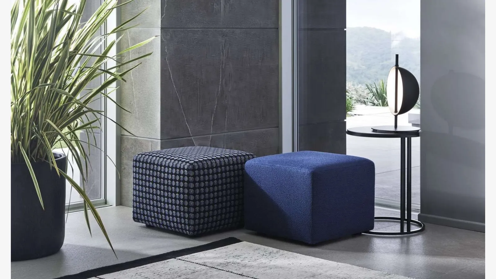 Square pouf by Twils.