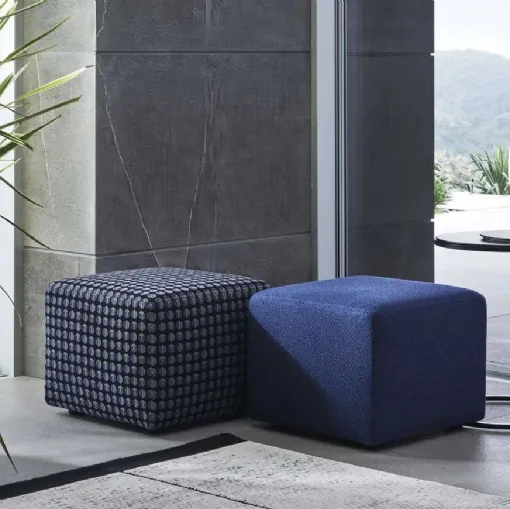 Square pouf by Twils.