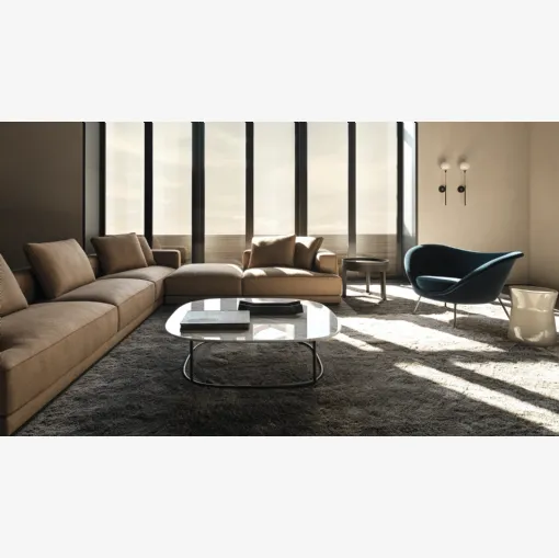 Regent marble side table by Molteni & C