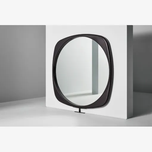 Mirror with a polyurethane frame, Mistral by Bonaldo.