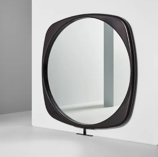 Mirror with a polyurethane frame, Mistral by Bonaldo.