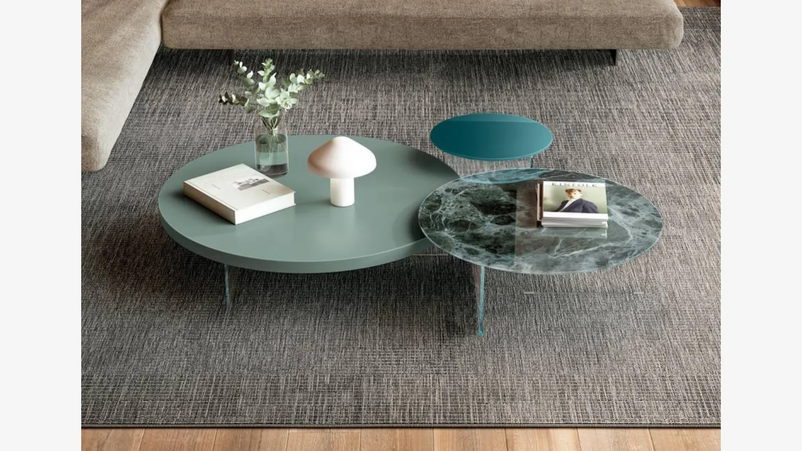 Air Rotondo Side Table 1964-1975G-1975X by Lago