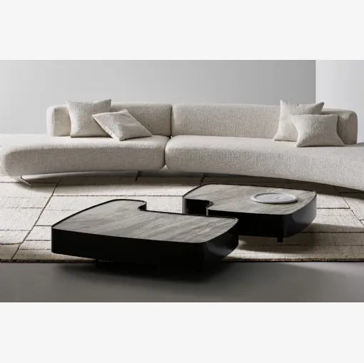 Aspen coffee table with ceramic top by Bonaldo