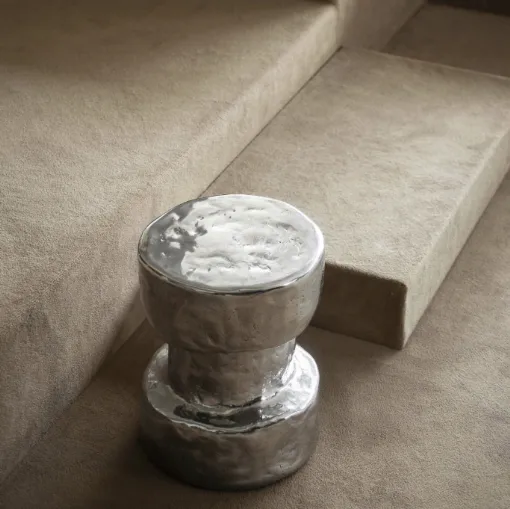 Aluminum coffee table Torso by Tacchini.