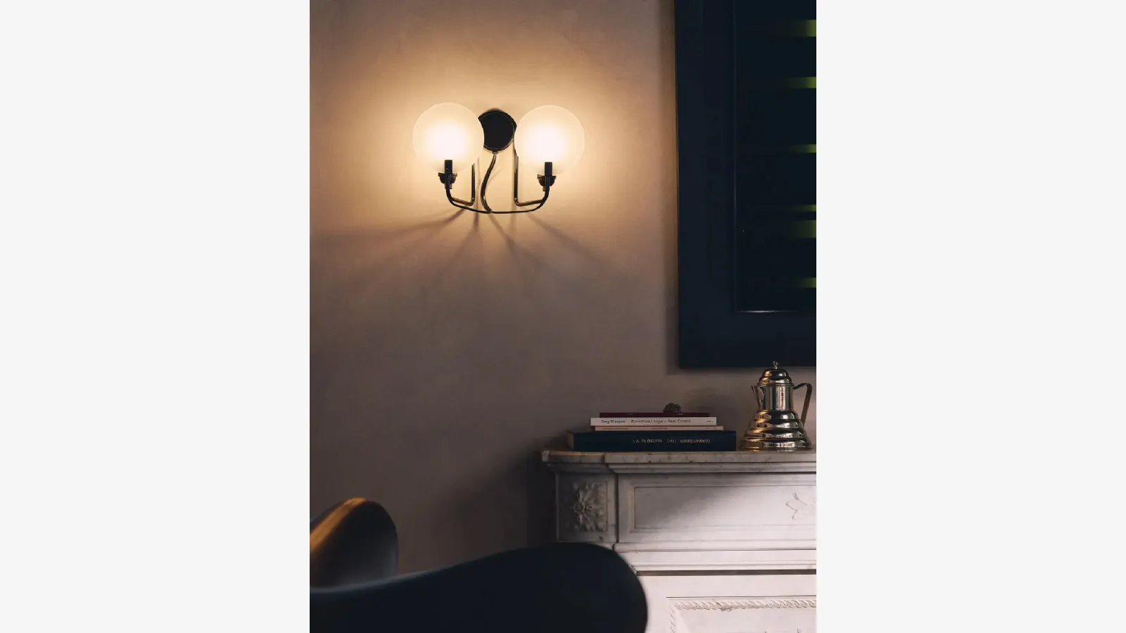 Bugia wall lamp by Stilnovo