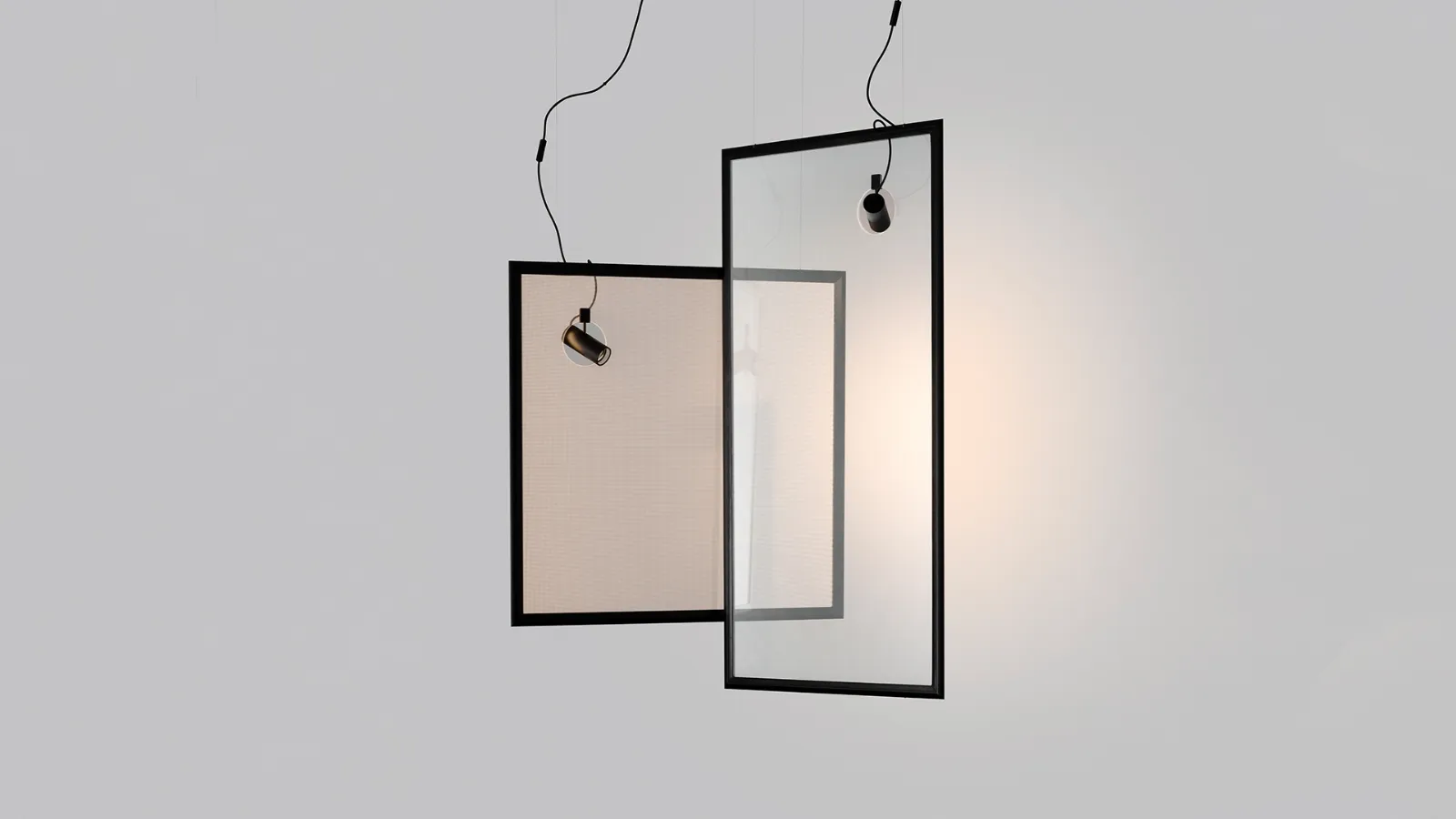 Artemide's Discovery Spot suspended lamp.