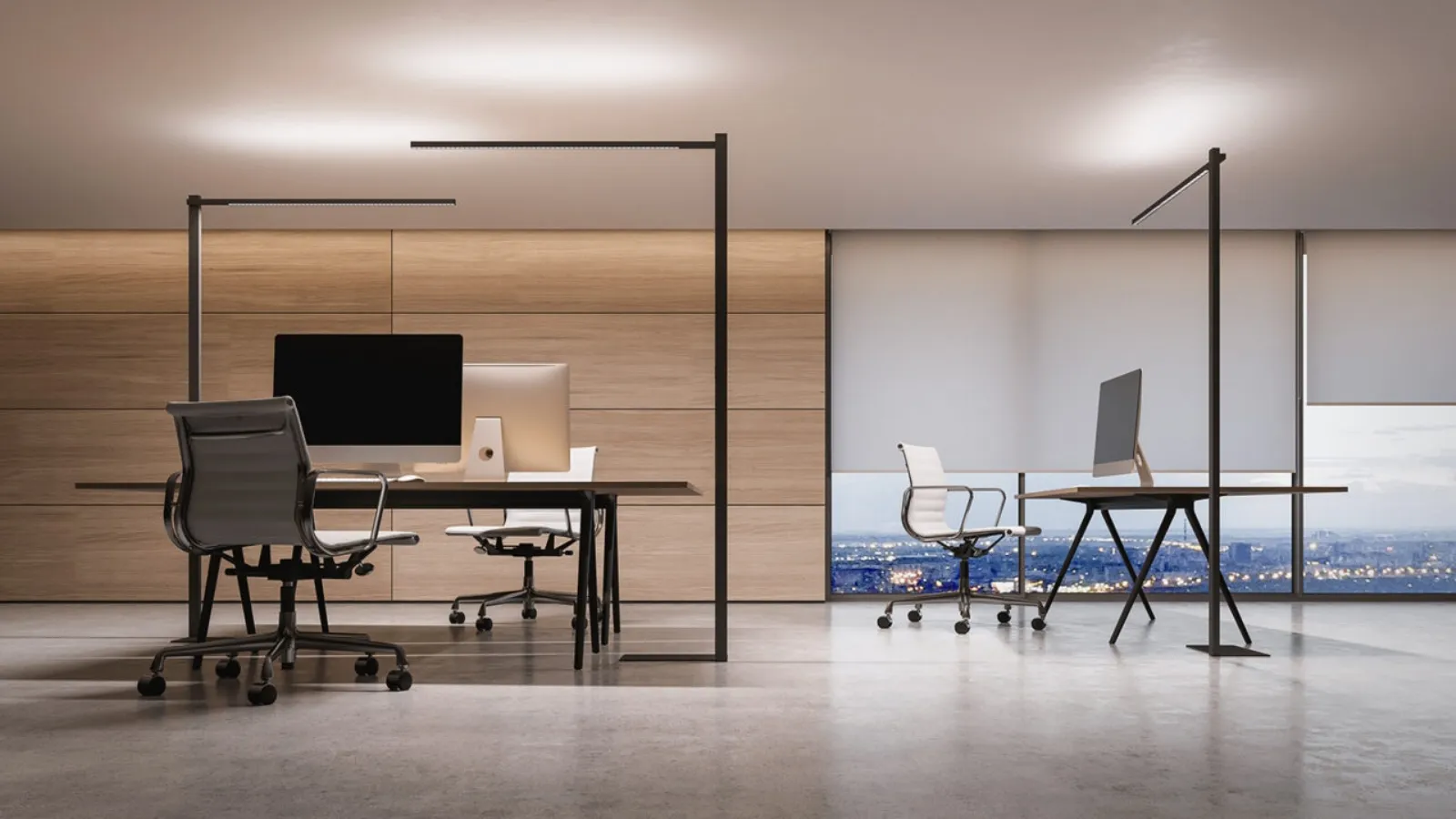 Gamma floor lamp by ILTI light.