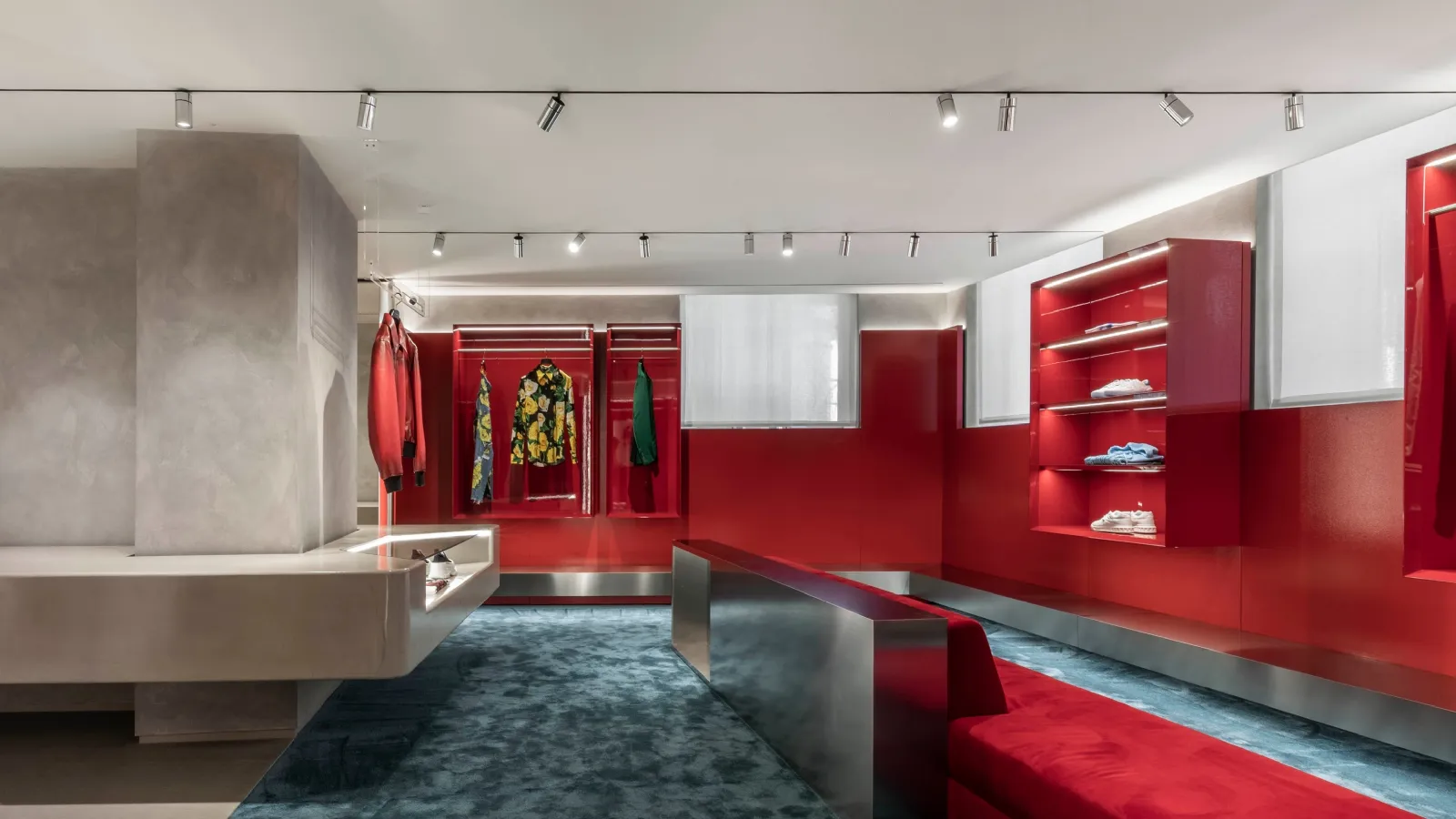 Ghosttrack System ceiling lamp by Reggiani