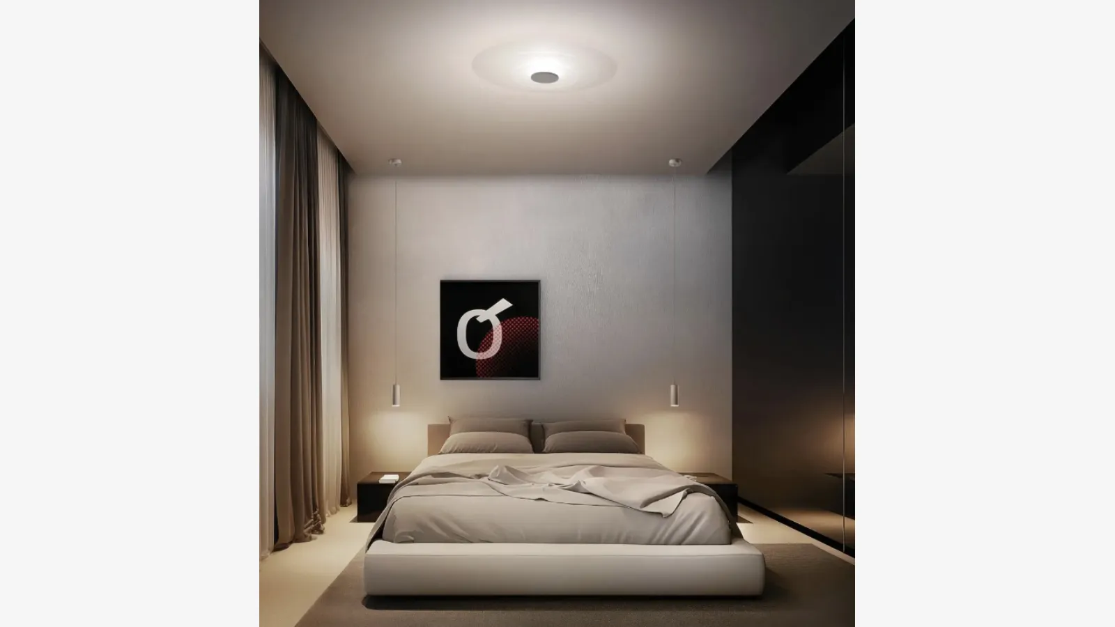 Ceiling lamp Joint by Linea Light.