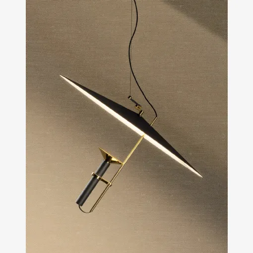 Stilnovo's aluminum Luna pendant lamp.